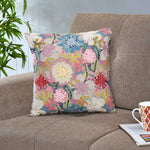 Floral Cotton Cushion Cover- Multicolor
