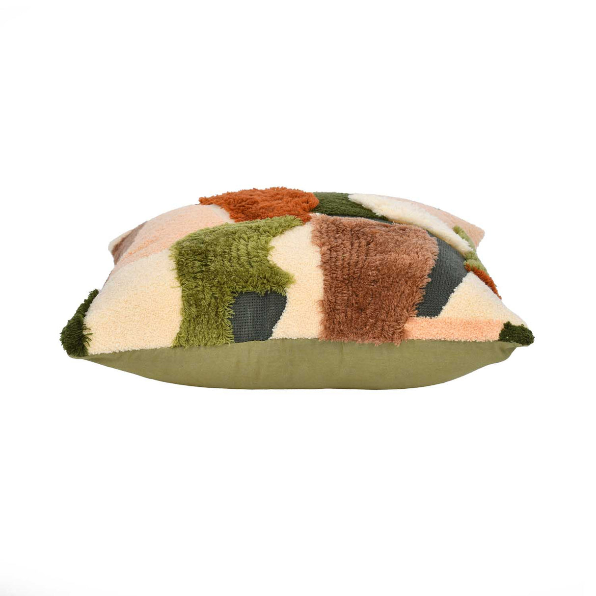 Abstract Tufted Cushion Cover- Multicolor