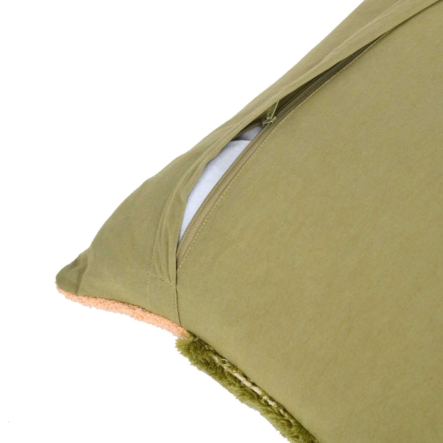 Abstract Tufted Cushion Cover- Multicolor