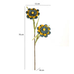 Artificial Flower Bunch- Orange and Green