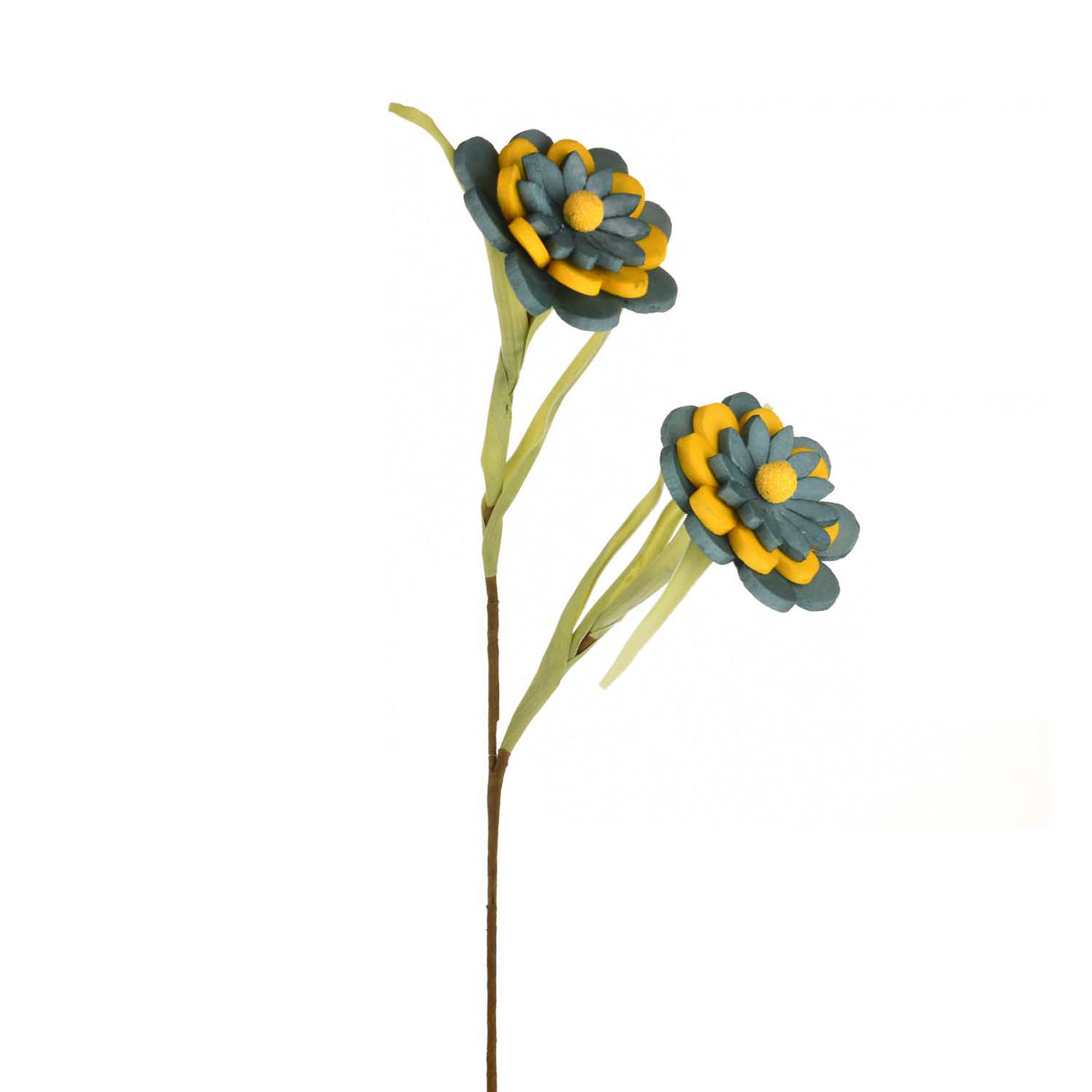 Artificial Flower Bunch- Orange and Green