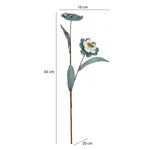 Artificial Flower Bunch- Green and White