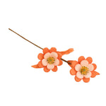 Artificial Flower Bunch- Orange and White