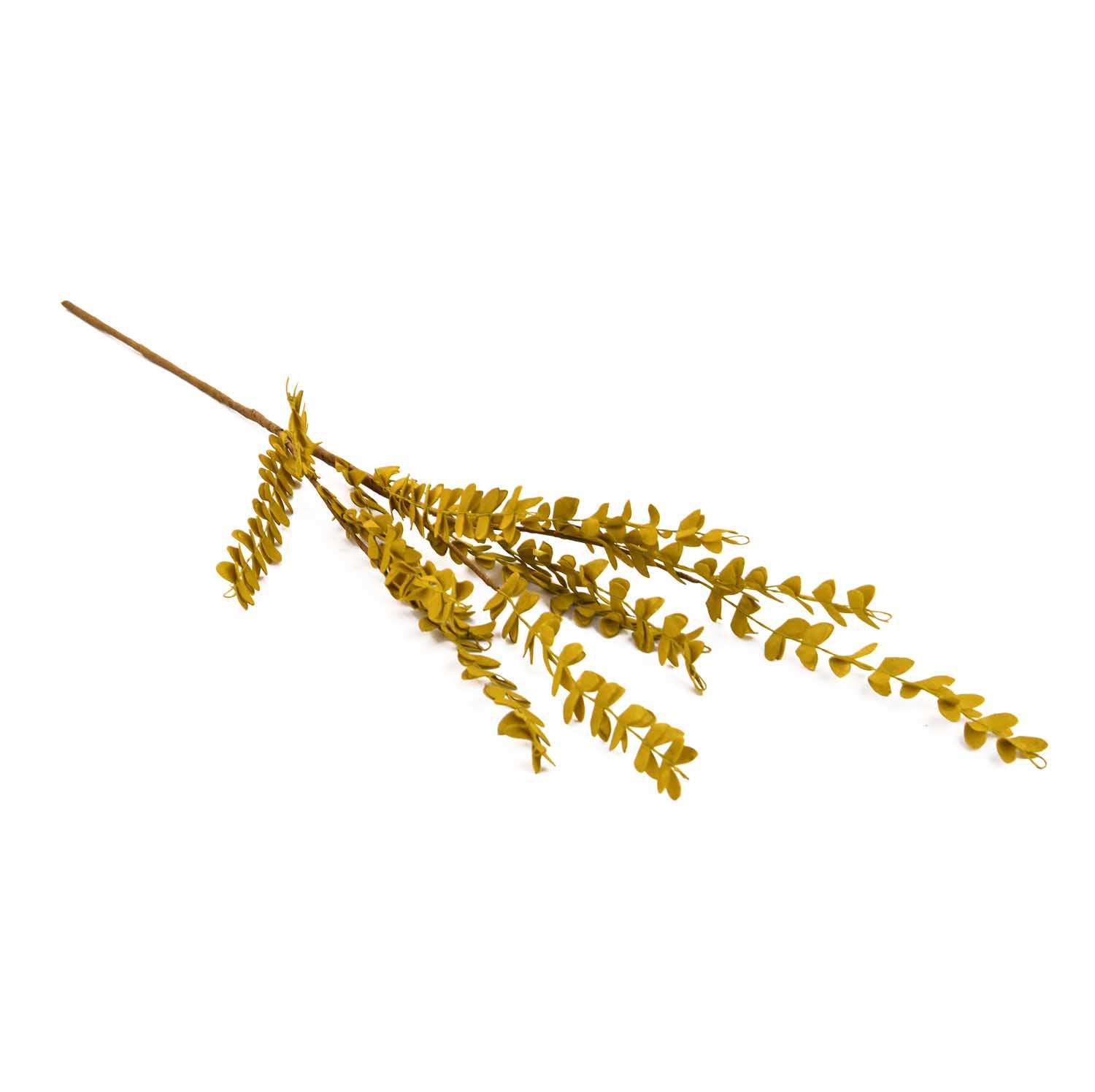 Artificial Eucalyptus Filler Stick- Yellow