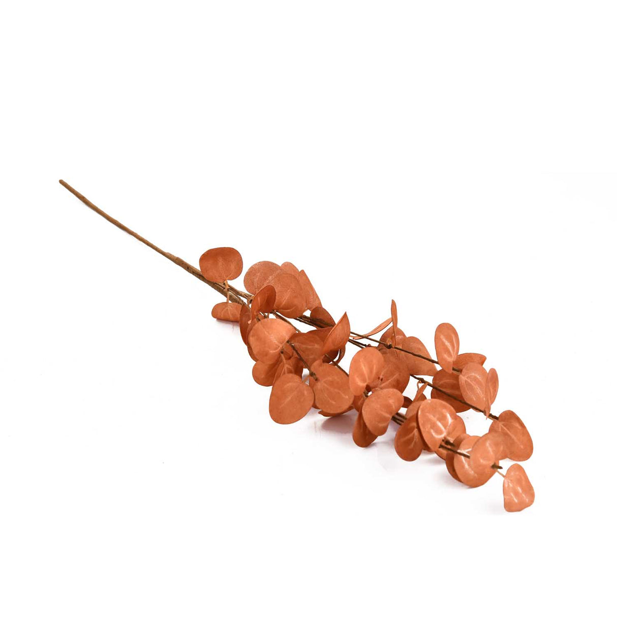 Artificial Eucalyptus Filler Stick- Rust Brown