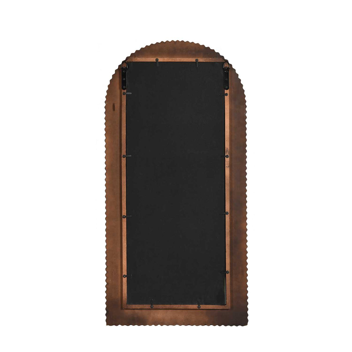 Dual Arch Wall Mirror- Brown