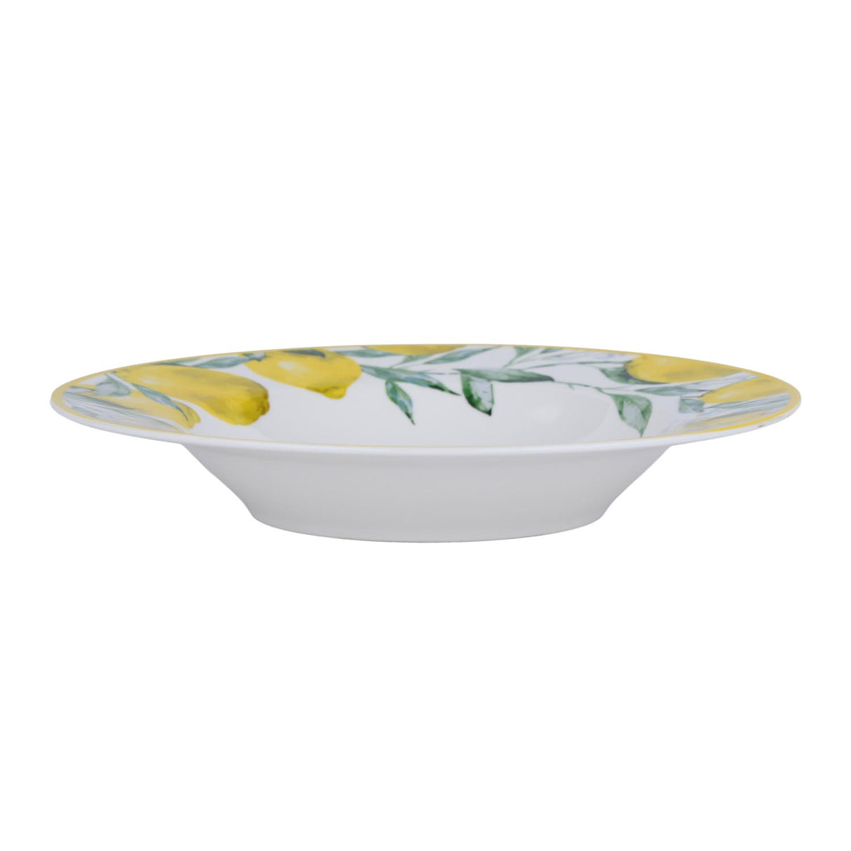 Lemon Lush Ceramic Serving Platter- Yellow, 22 cm
