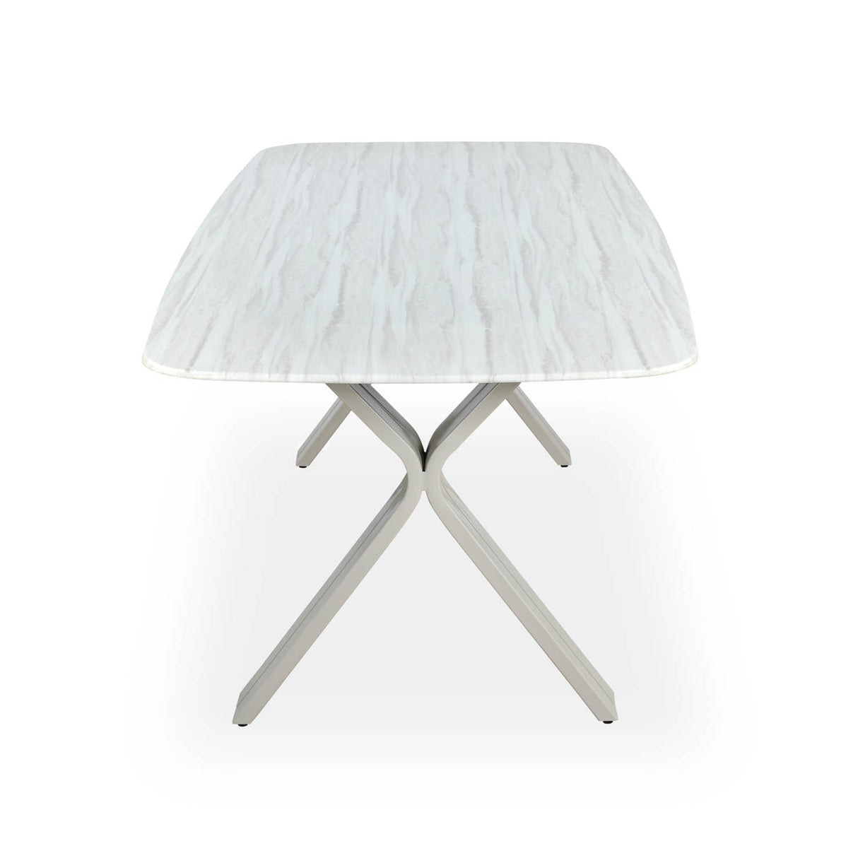 Titania 8 Seater Dining Set- Ivory