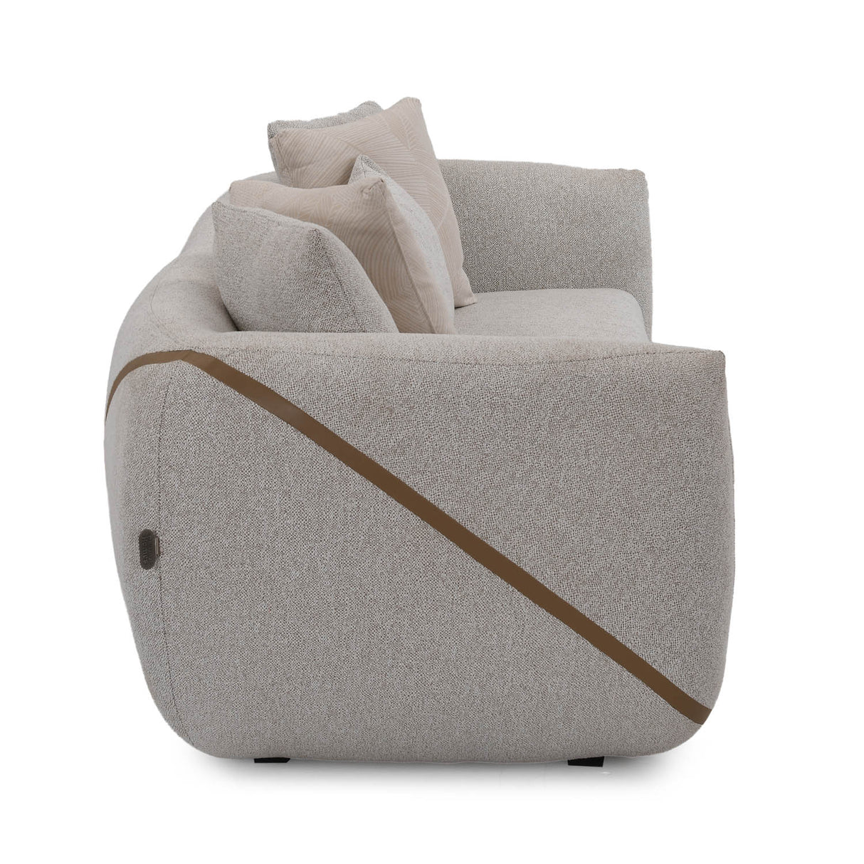 Ondina 3 Seater Fabric Sofa- Beige