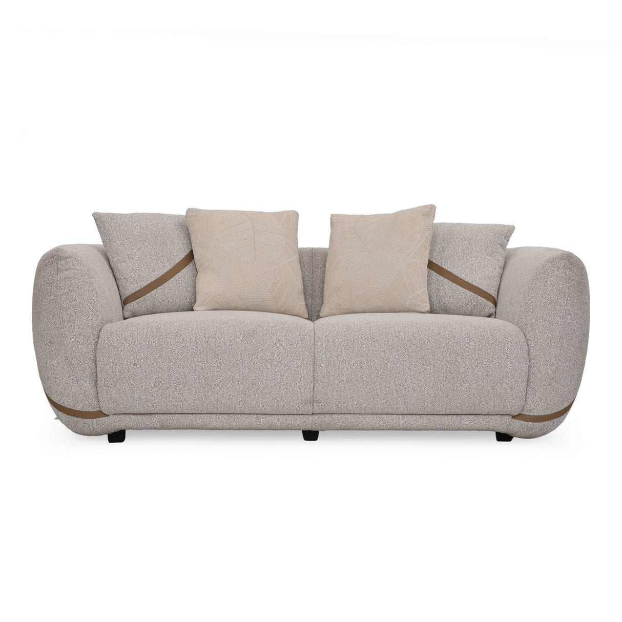 Ondina 2 Seater Fabric Sofa- Beige