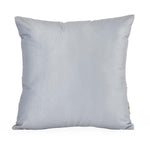 Stripes Polyester Cushion Cover- Gold and Grey