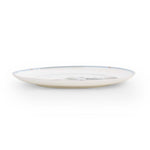 38 Pieces Leafora Porcelain Dinner Set- White and Blue