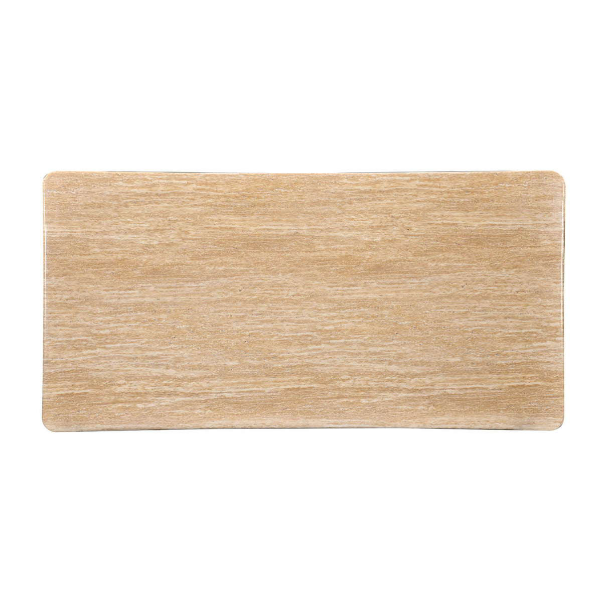 6 Seater Trava Marble Dining Set with Flinda Base and Tierra Chairs- Travertine