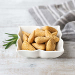 Leafy Ceramic Serving Bowl Set of 2- White