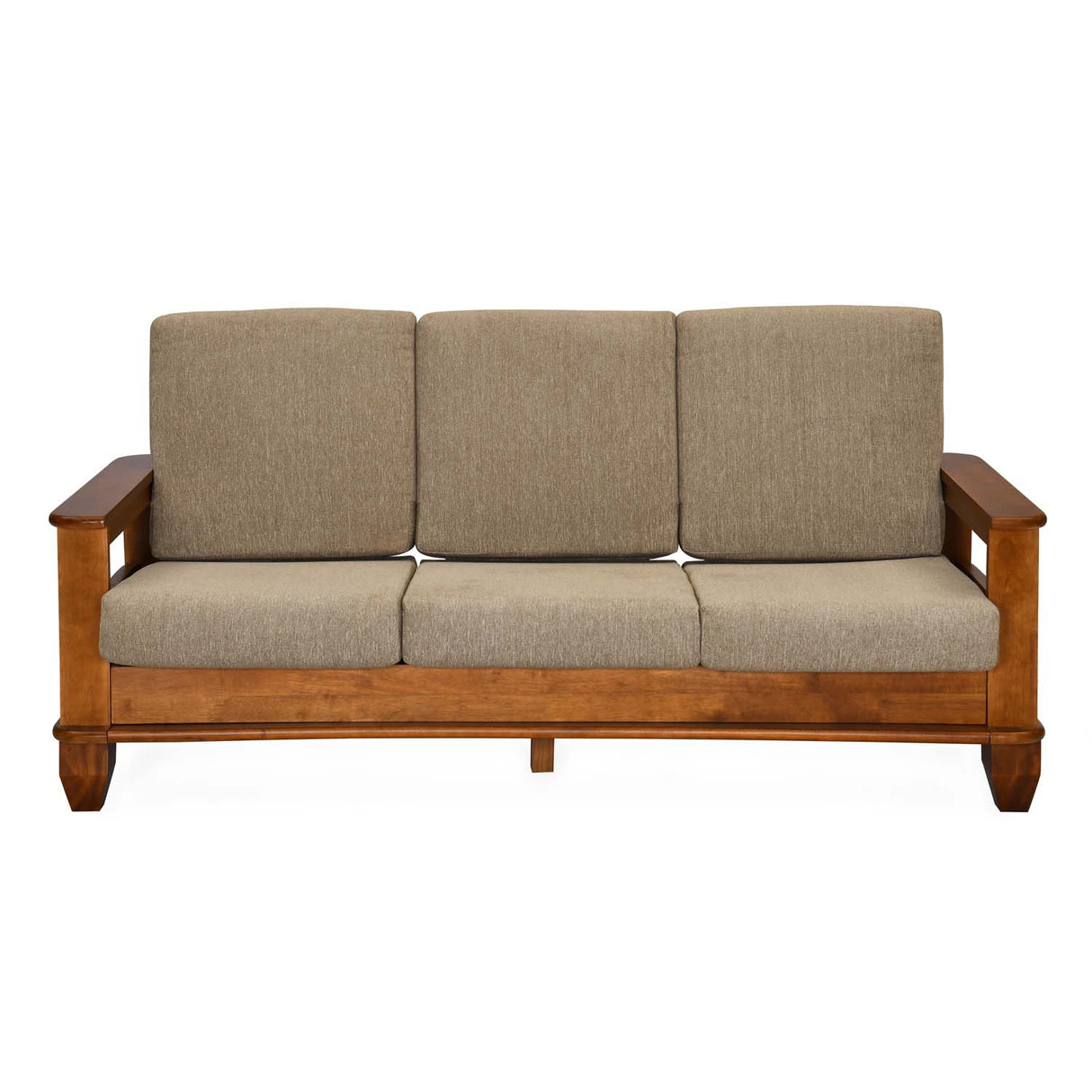 Elena Nios 3 Seater Fabric Sofa- New Wenge