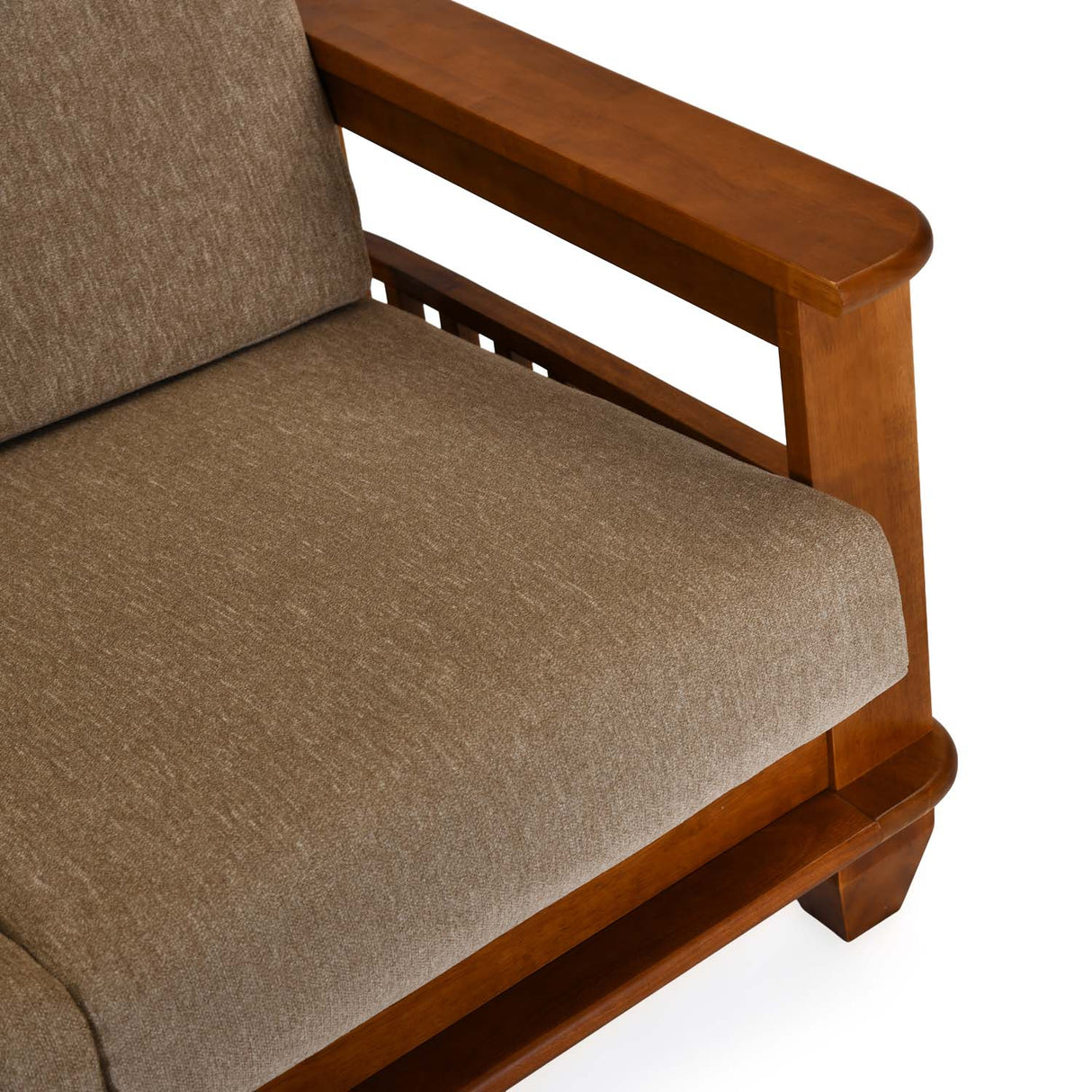 Elena Nios 1 Seater Fabric Sofa- New Wenge
