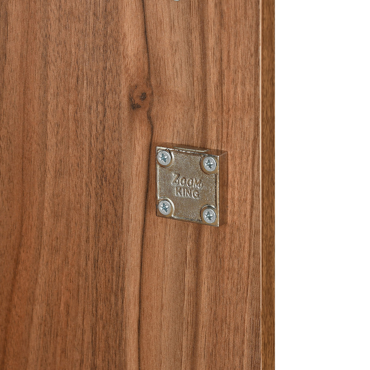 Magnus 2 Door Engineered Wood Wardrobe (Lyon Walnut)
