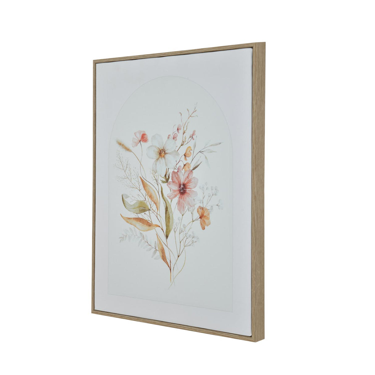 Floral Botanical Canvas Wall Painting- Multicolor
