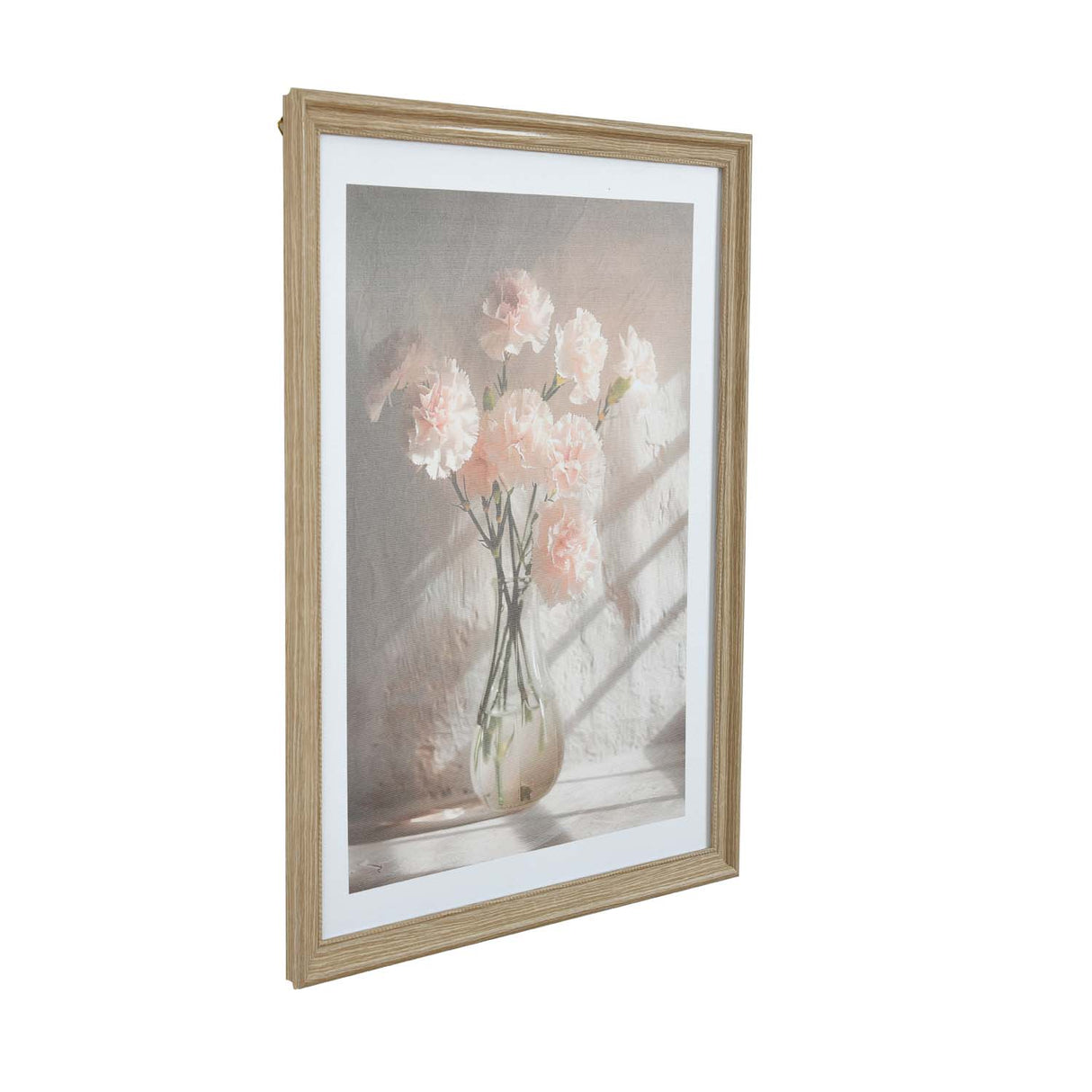 Flowers with Pot Canvas Wall Painting- Multicolor