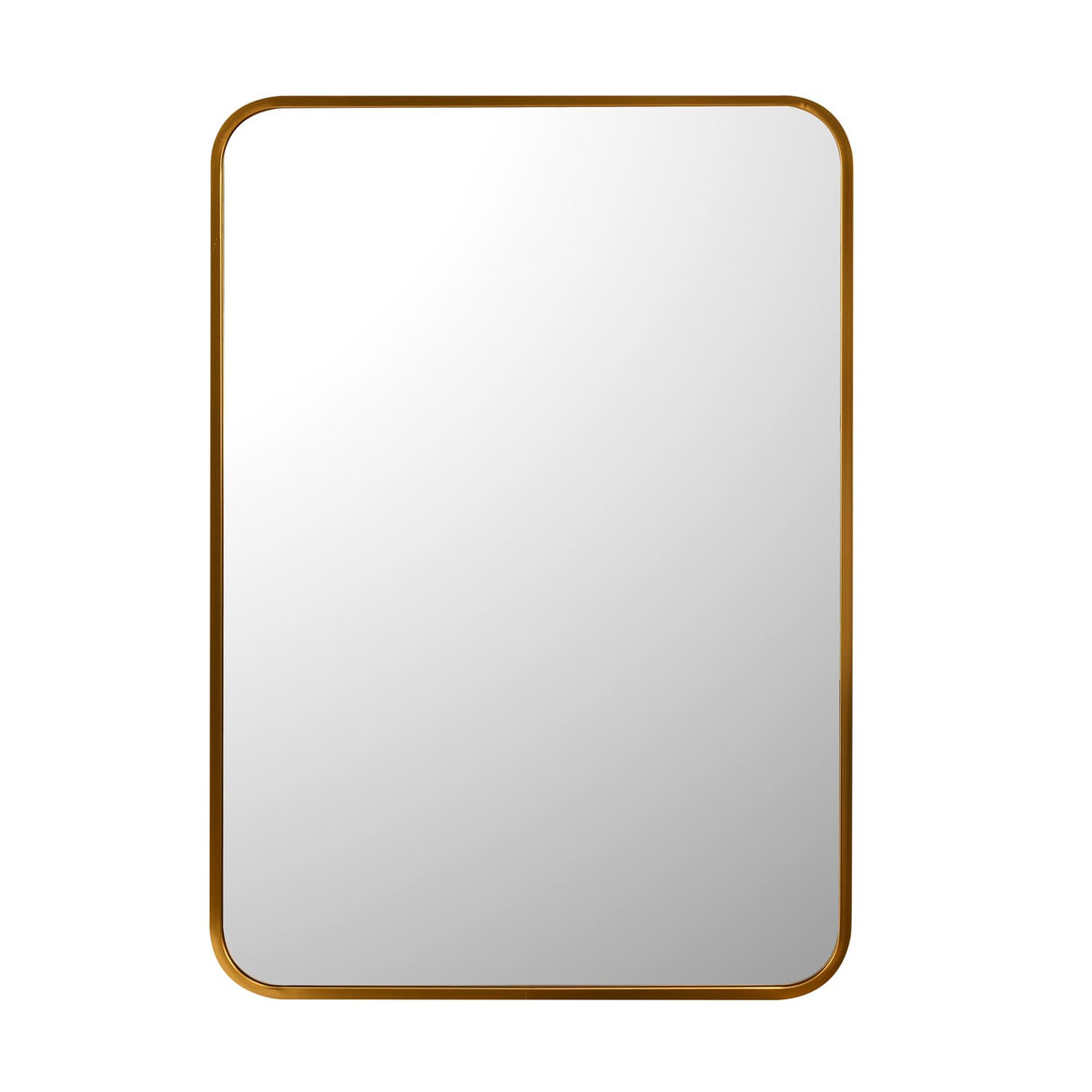 Decorative Rectangular Wall Mirror- Gold