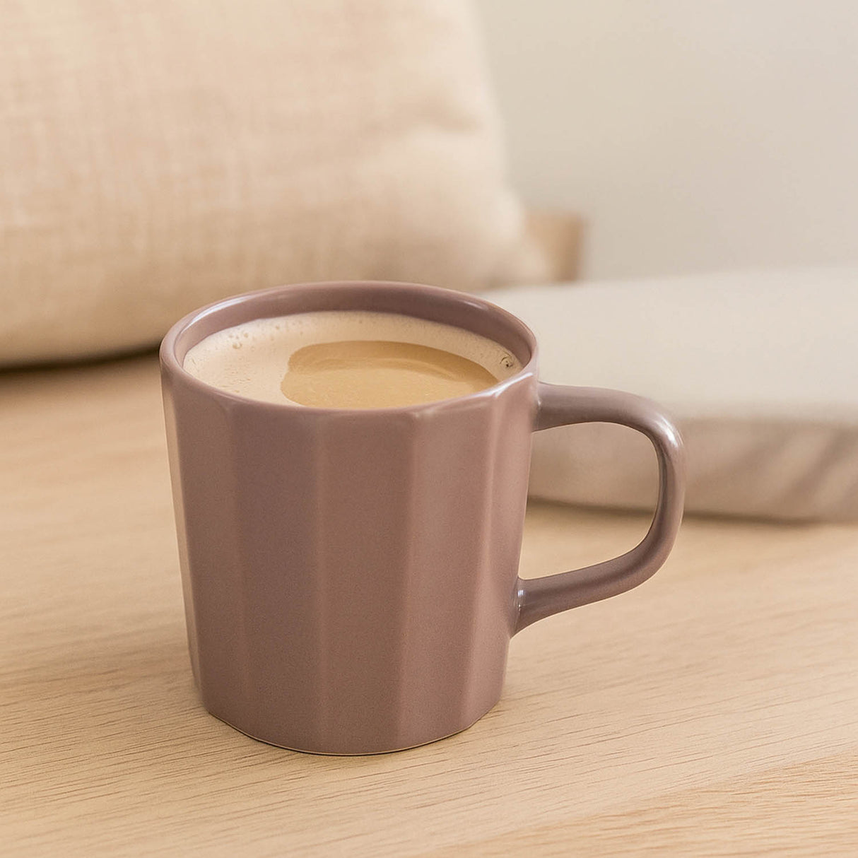 Porcelain Coffee Mug Set of 6- Lilac