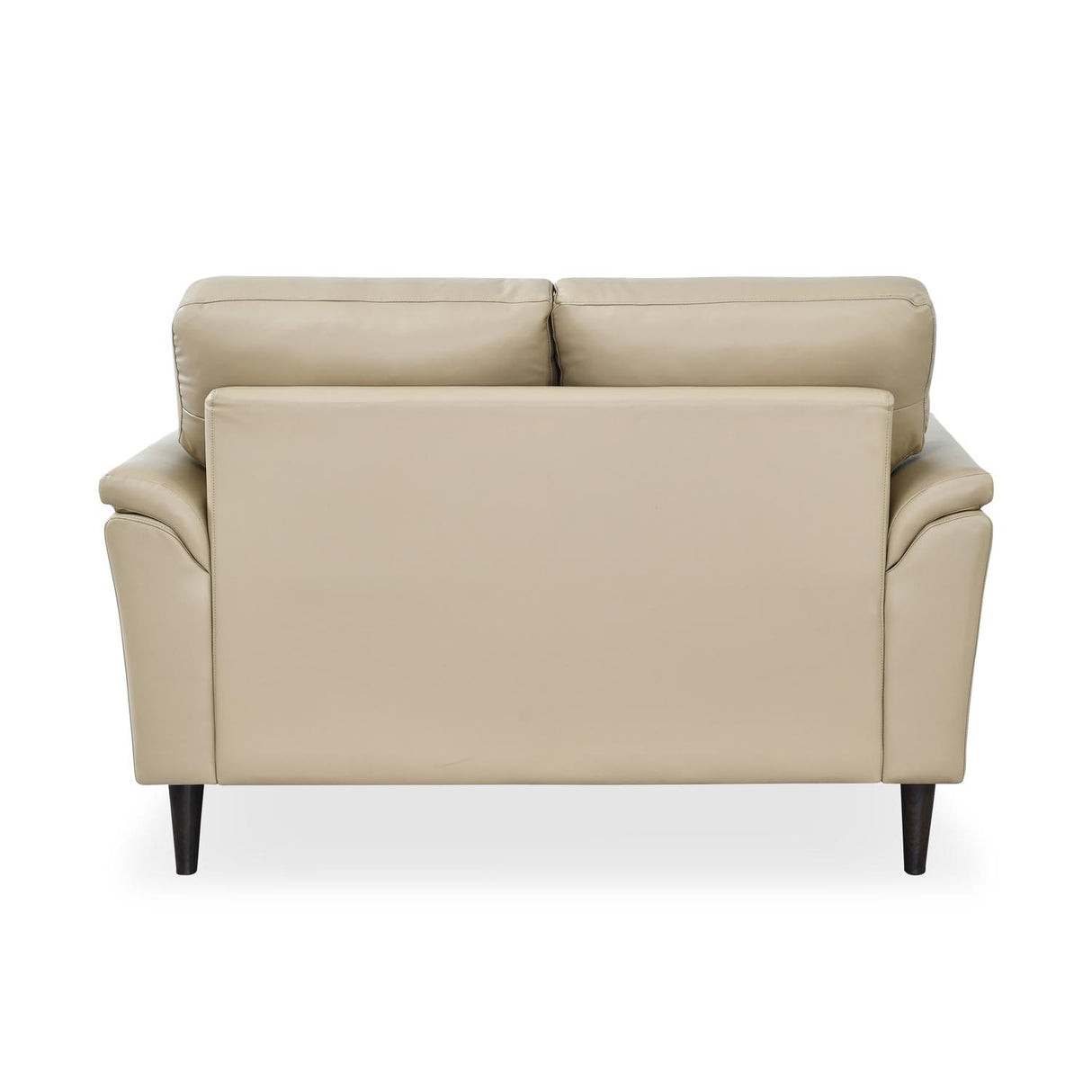 Aiden 2 Seater Leatherette Sofa- Beige