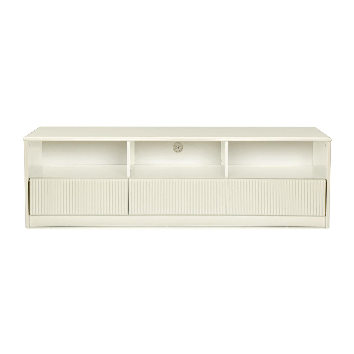 Nix Low Height TV Unit (Ivory White)
