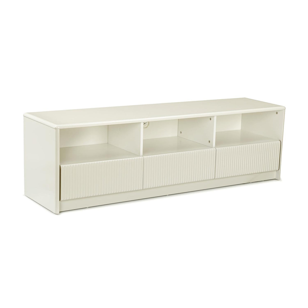 Nix Low Height TV Unit (Ivory White)