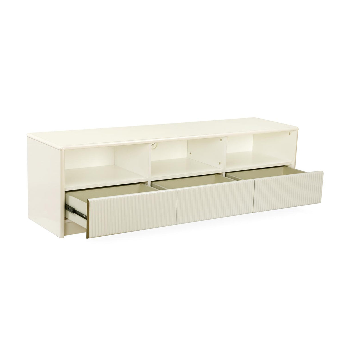 Nix Low Height TV Unit (Ivory White)
