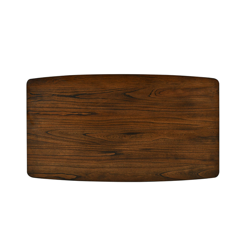 Elanza Solid Wood 6 Seater Dining Set with Bench (Antique Cherry)