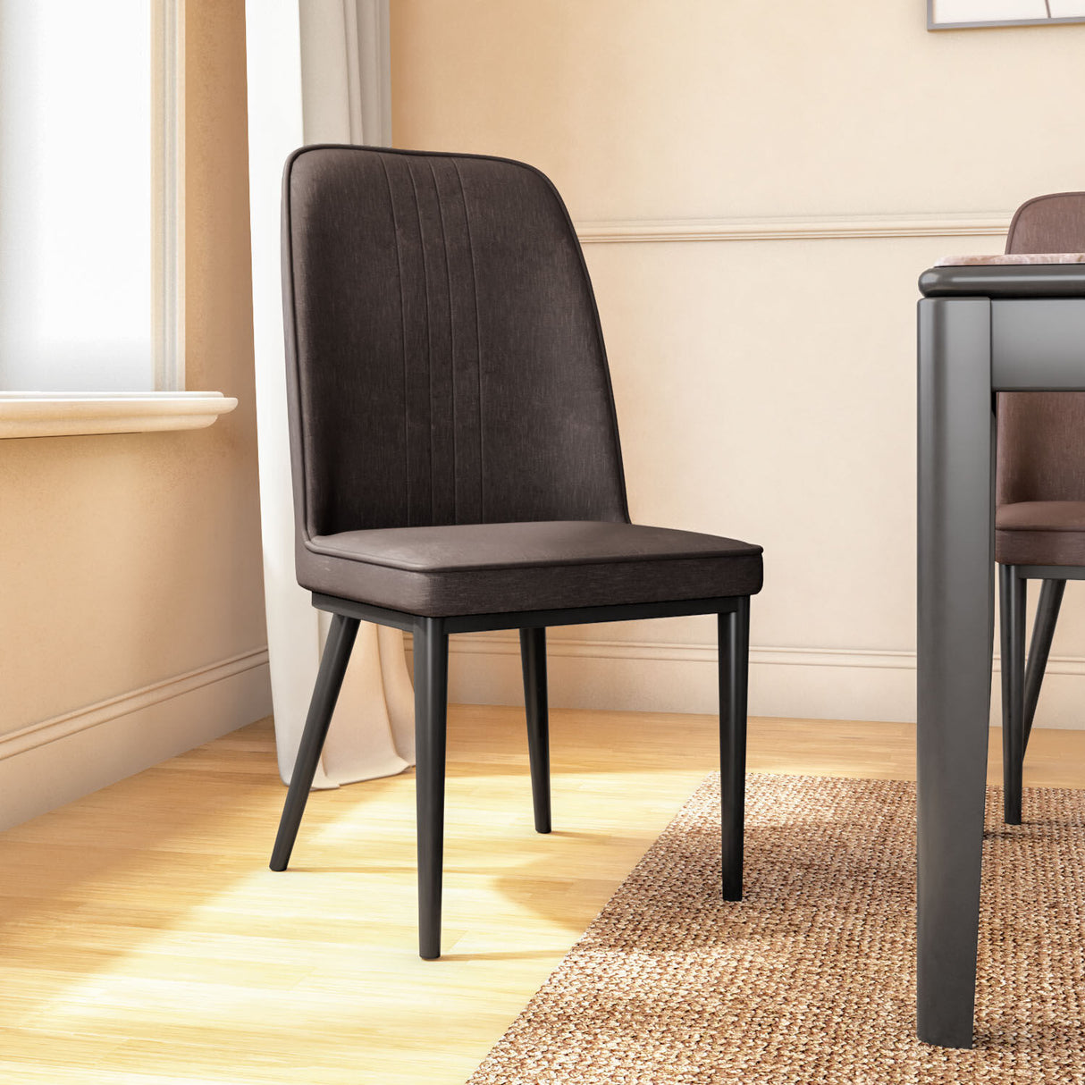 Elena Dining Chair (Brown)