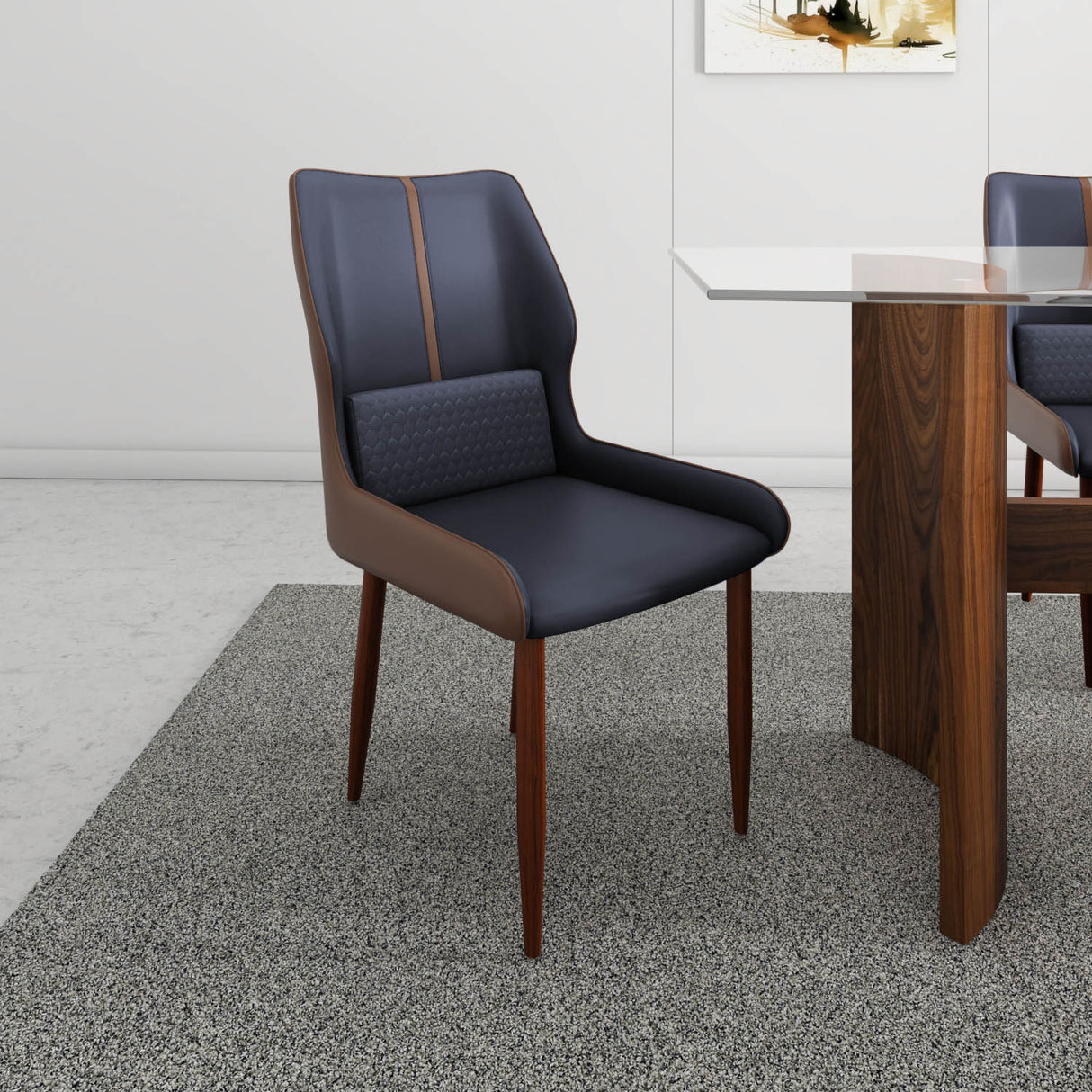 Nilkamal Ellipse Dining Chair (Brown)