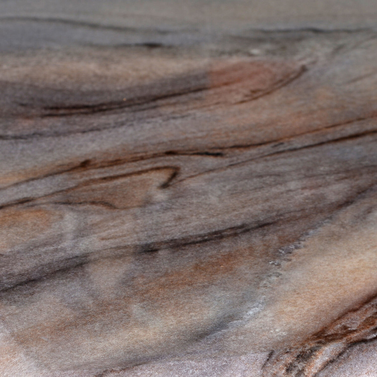 Enoc + Elena 6 Seater Dining Set (Walnut) - Dining Table Close-Up View