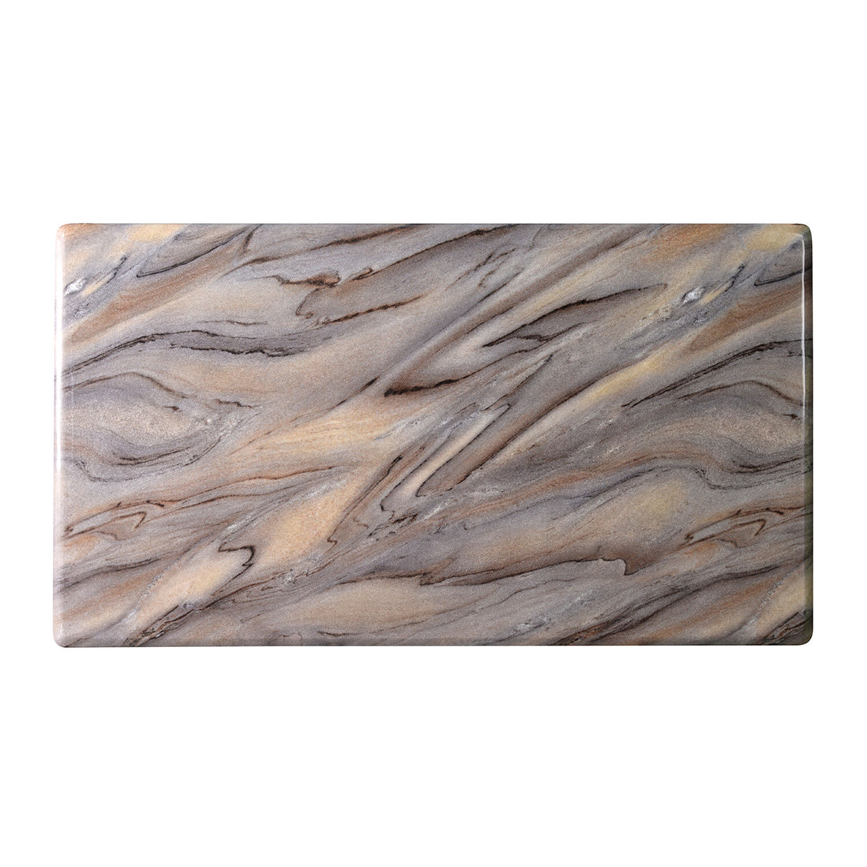 Enoc + Elena 6 Seater Dining Set (Walnut) - Dining Table Top View