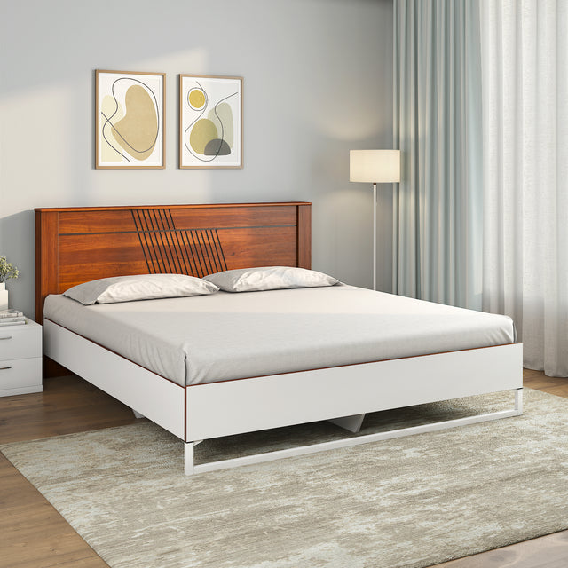 Nilkamal Electra Meta Bed (White) - 02