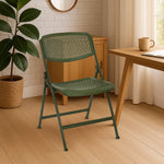Aero Metal Folding Chair- Green