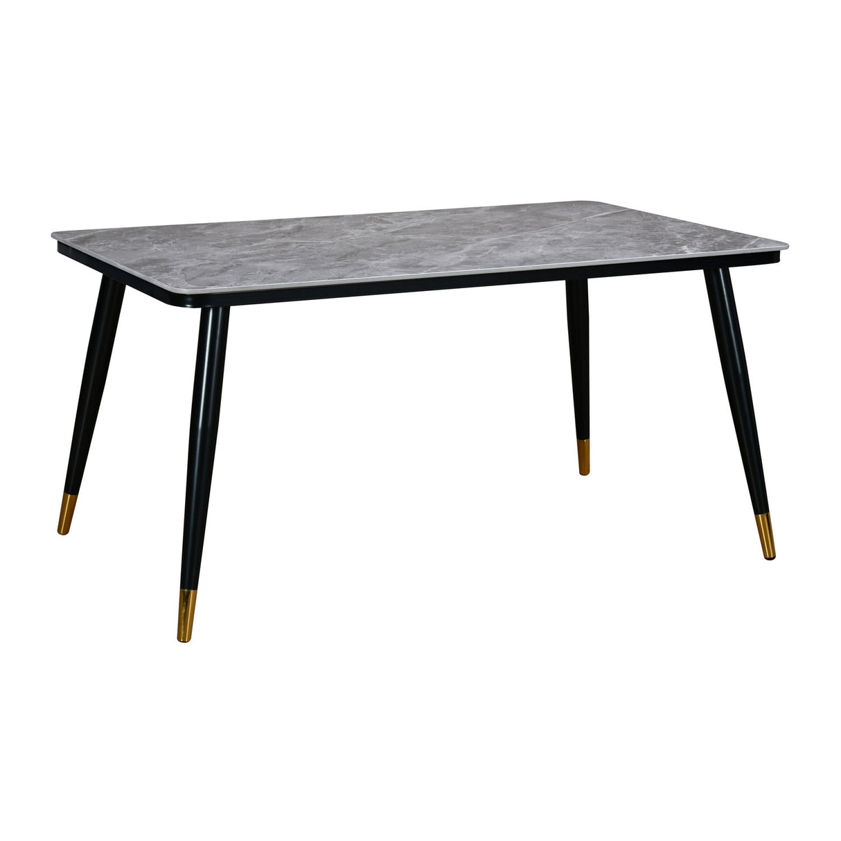 Flair Dining Table (Grey & Black)