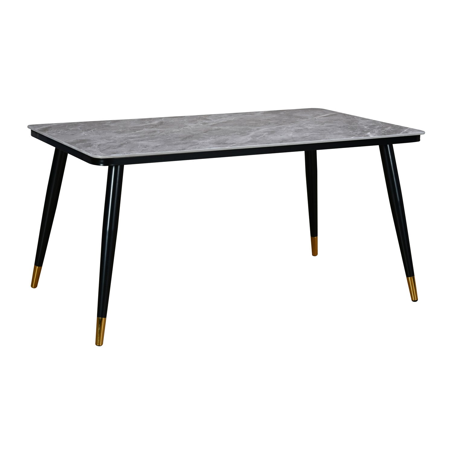 Flair Dining Table (Grey & Black)