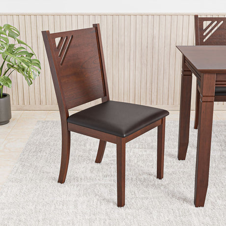 Nilkamal Floret Dining Chair (Walnut)