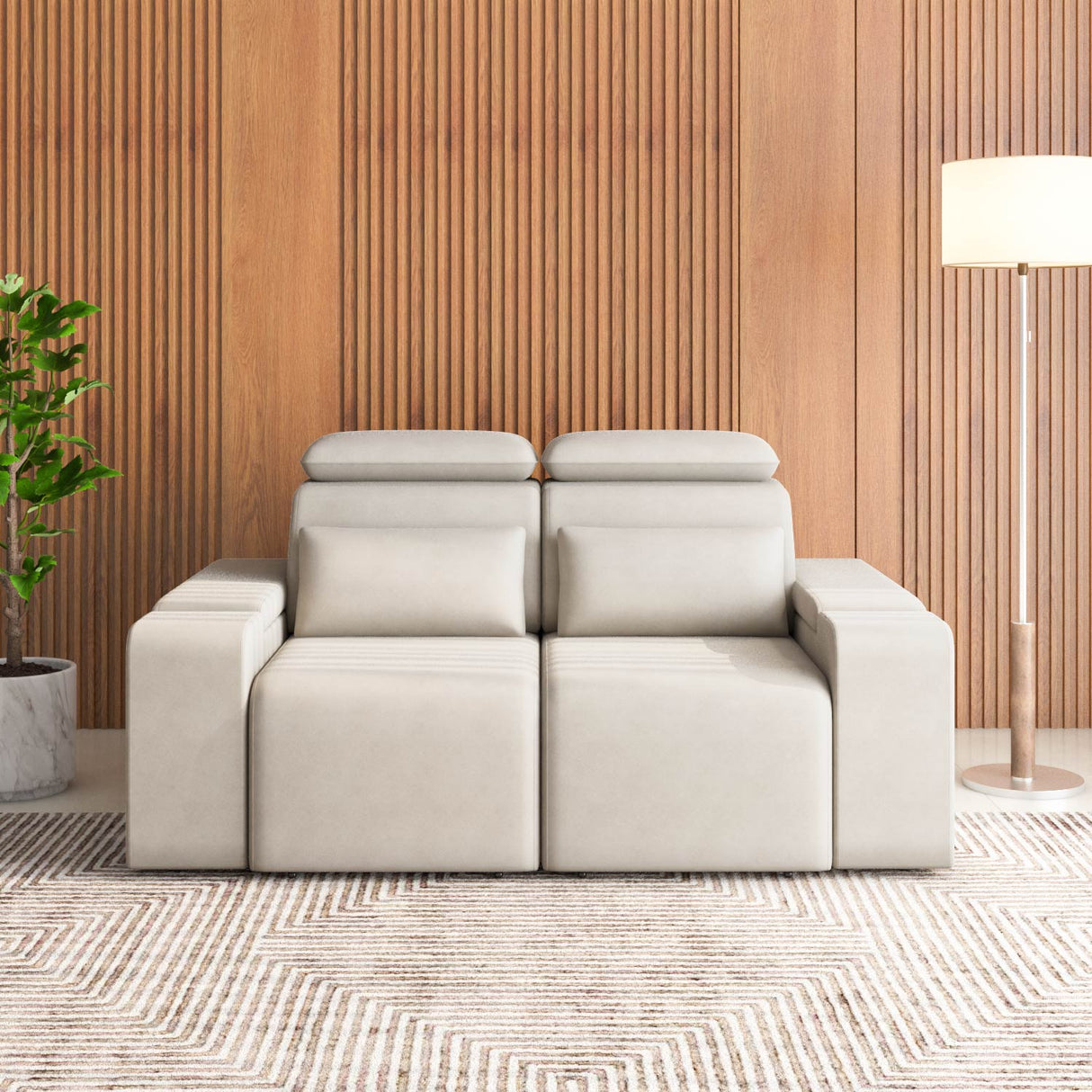 Glide 2 Seater Electric Slider Sofa Kit- Beige