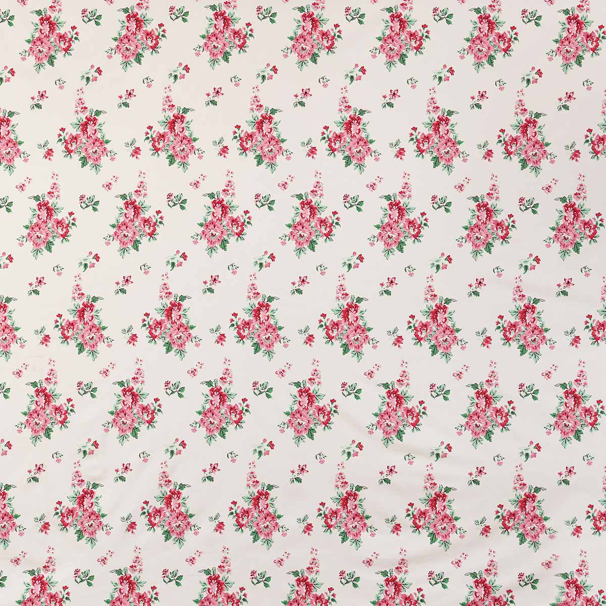 Arias by Lara Dutta Floral Cotton King Bedsheet With 2 Pillow Covers (Pink)