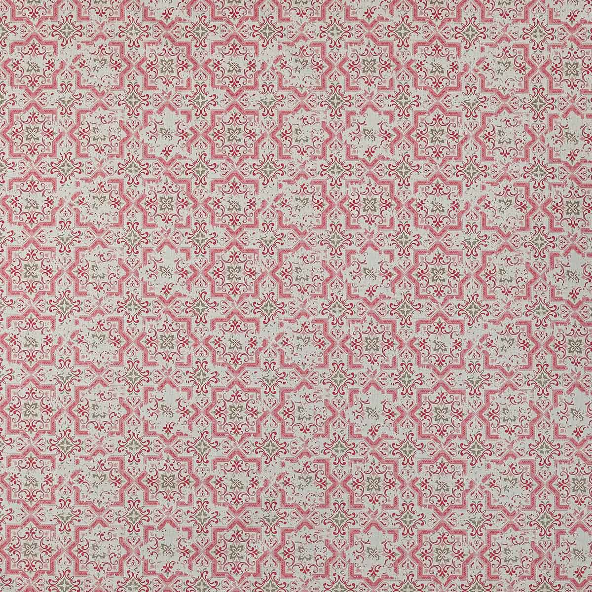 Arias by Lara Dutta Abstract Cotton King Bedsheet With 2 Pillow Covers (Pink)