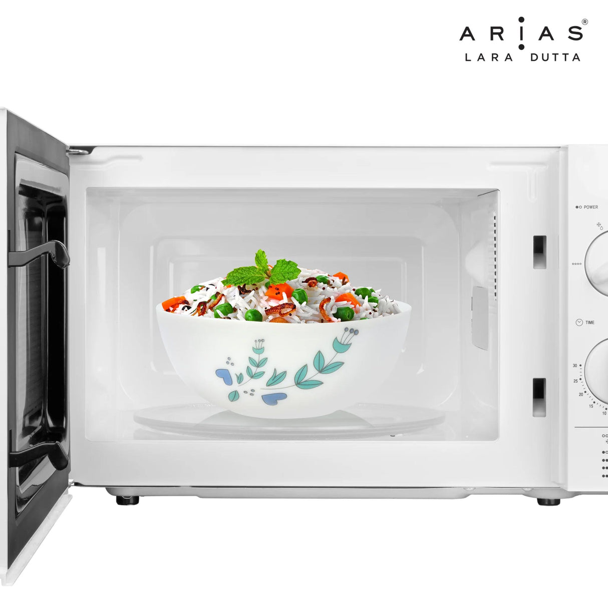 Arias by Lara Dutta Moon Morning Glory Dinner Set - 33 Pieces