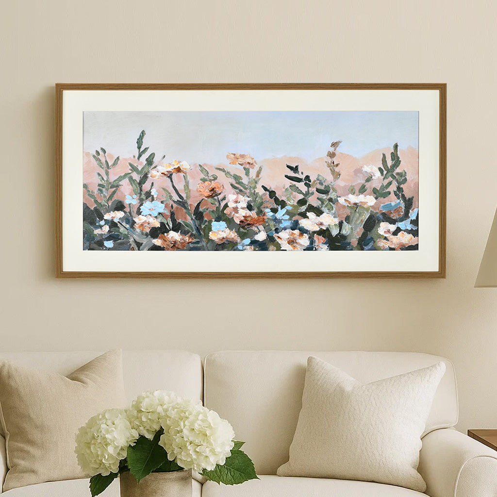 Floral Canvas Wall Painting (Multicolor)