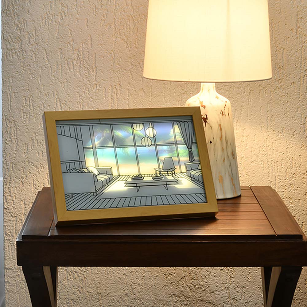 Still Life Sofa LED Painting With 3 Lighting Modes