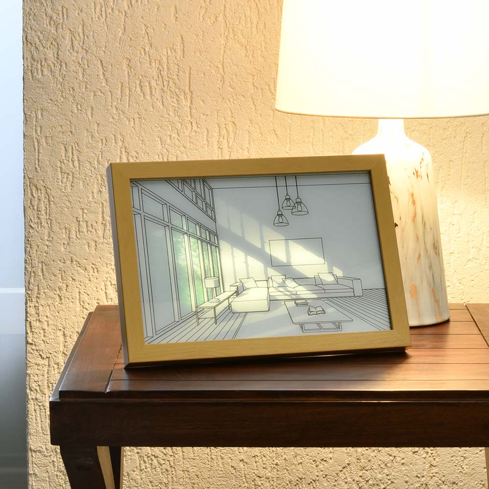 Still Life L Shaped Sofa LED Painting With 3 Lighting Modes