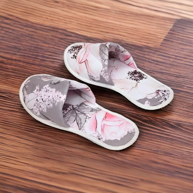 Nilkamal Arias by Lara Dutta Clover Bamboo Polycotton Bath Slippers (Multicolor, Free Size)