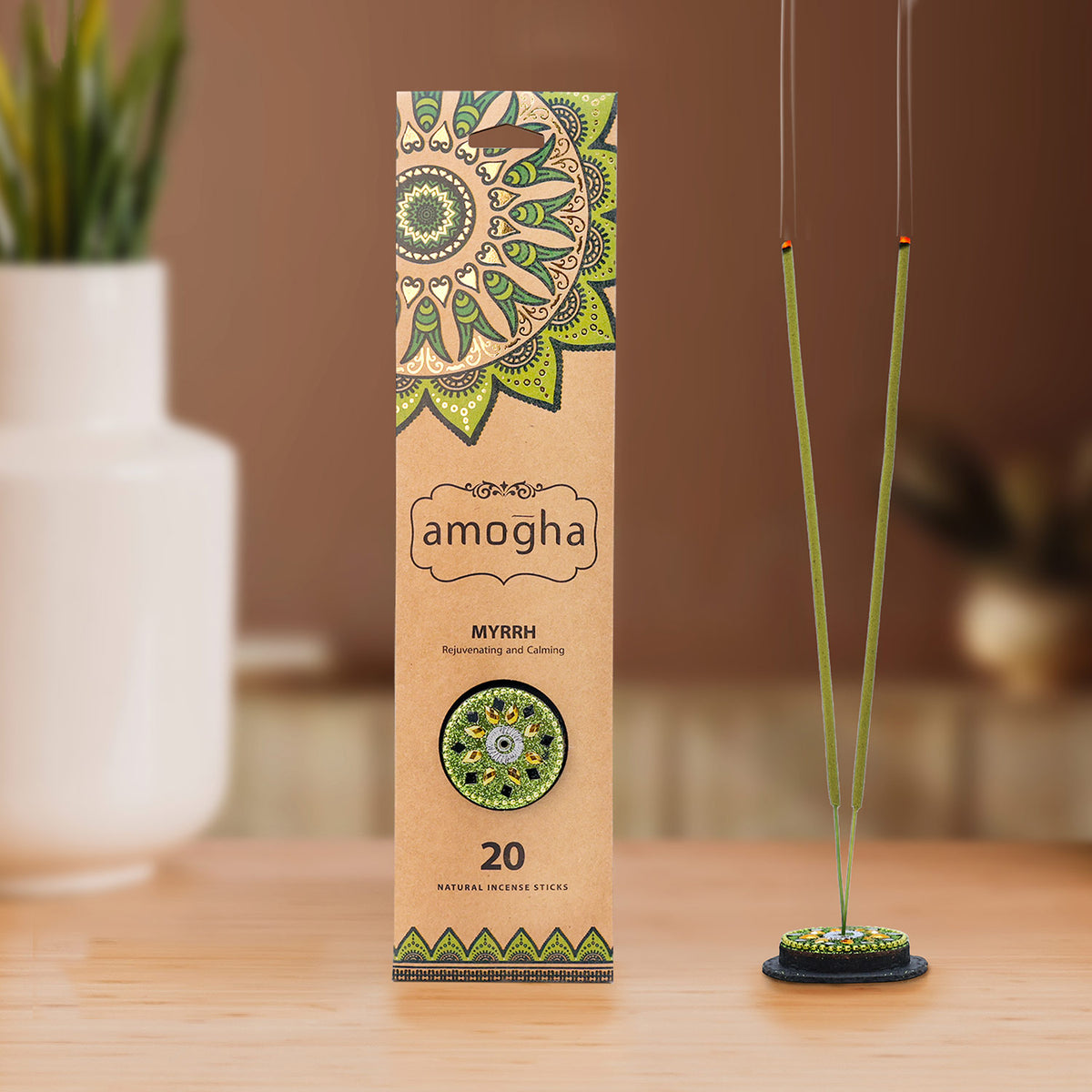 IRIS Amogha Myrrh Fragrance Incense Sticks Pack of 20