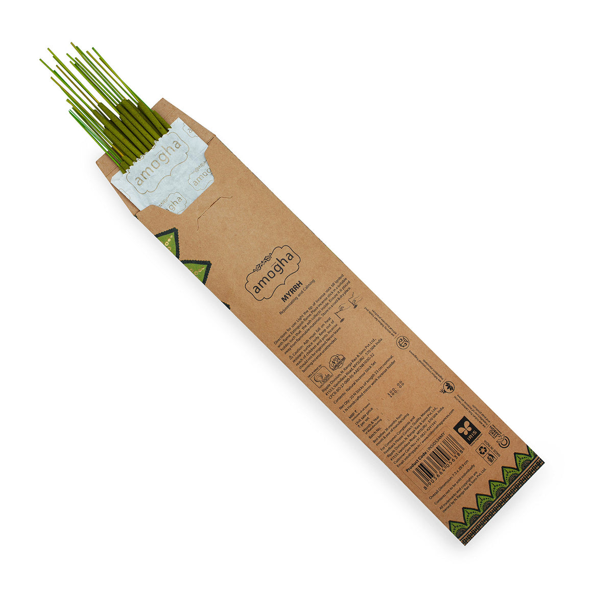 IRIS Amogha Myrrh Fragrance Incense Sticks Pack of 20