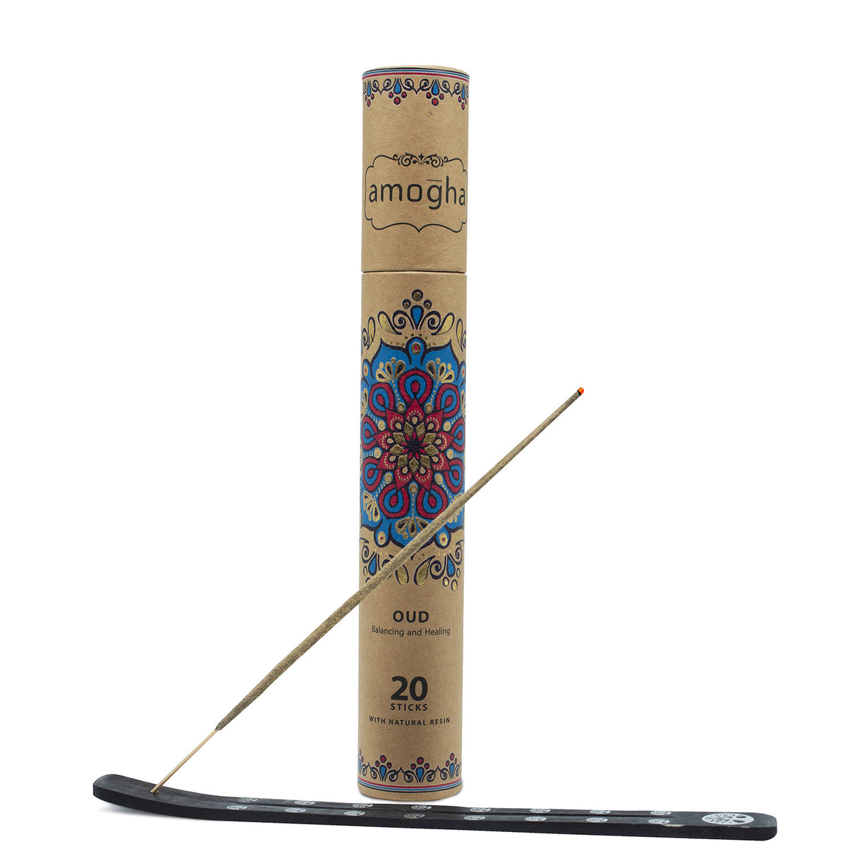 IRIS Amogha Oud Fragrance Masala Incense Sticks Pack of 20